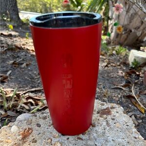 Scheels 20 oz Matte Red Insulated Medium Tumbler Vacuum Seal